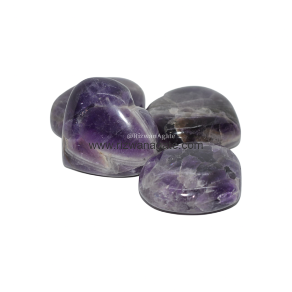 Amethyst Puffy Heart