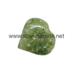 Prehnite Puffy Heart