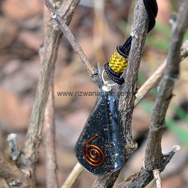 Black Tourmaline Orgone Pendant - Image 3