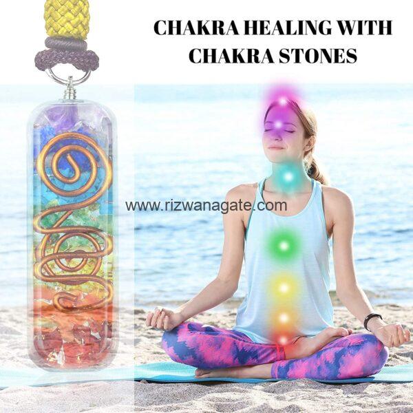 Seven Chakra Orgone Pendant - Image 3