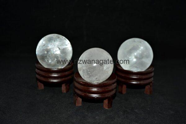 Clear Crystal Quartz Sphere - Image 2