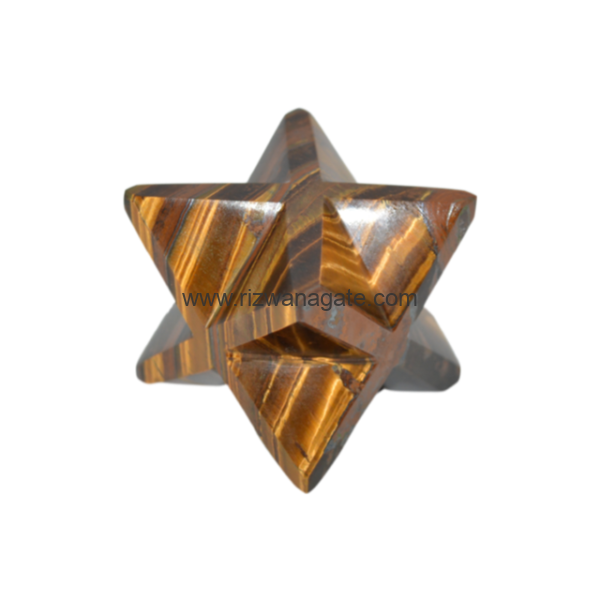 Tiger Eye Merkaba Star