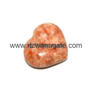 Sunstone Puffy Heart