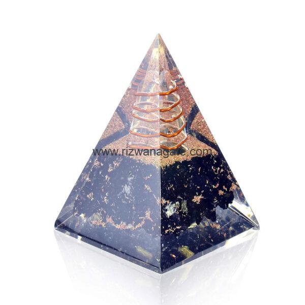 Black Tourmaline Orgone Pyramid