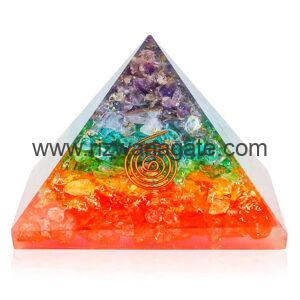 Seven Chakra Orgone Pyramid