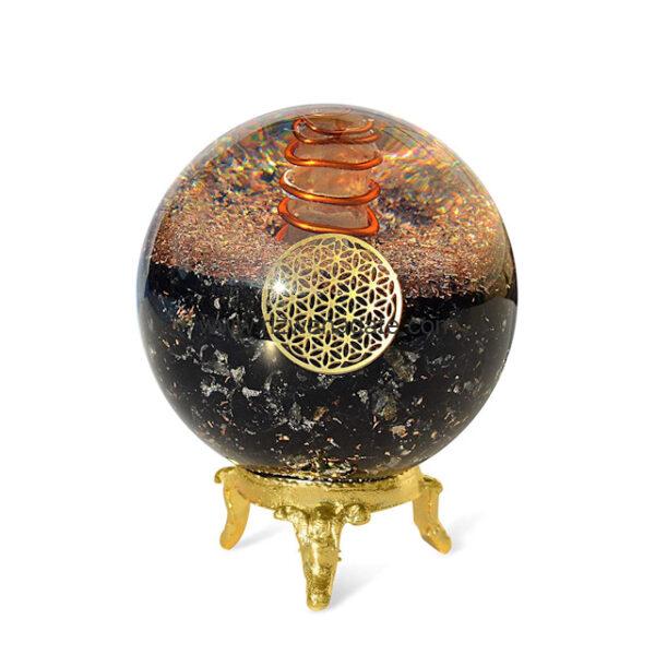 Black Tourmaline Orgone Sphere