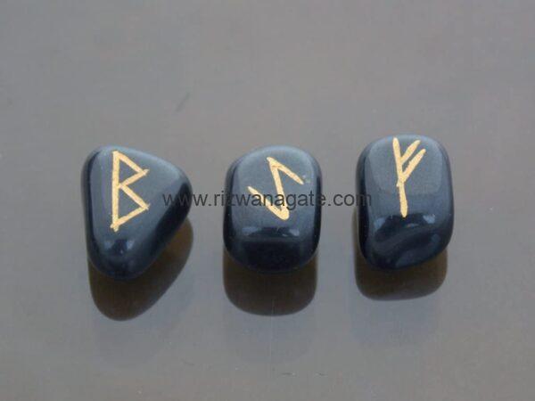 Black Tourmaline Rune Set - Image 2