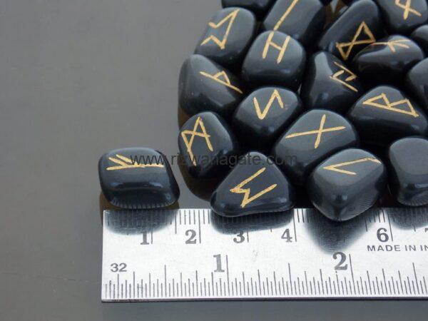 Black Tourmaline Rune Set - Image 3