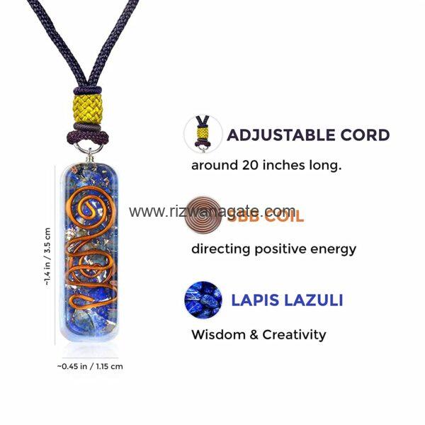 Lapis Lazuli Orgone Pendant - Image 5