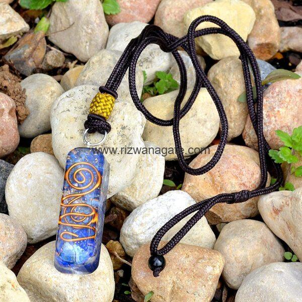 Lapis Lazuli Orgone Pendant - Image 2