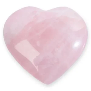 Rose Quartz Puffy Heart