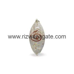 Selenite Orgone Pendant