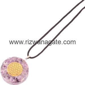 Amethyst Orgone Pendant