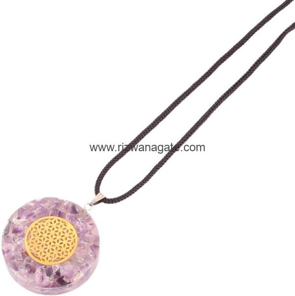 Amethyst Orgone Pendant