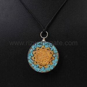Turquoise Orgone Pendant