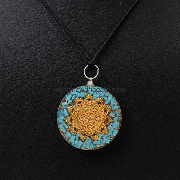 Turquoise Orgone Pendant