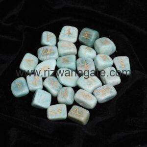 Amazonite Rune Set