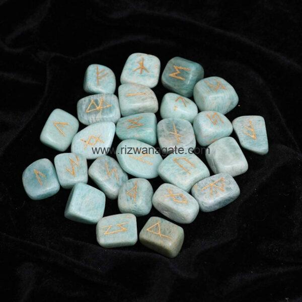 Amazonite Rune Set