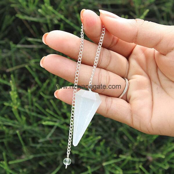 Selenite Pendulum