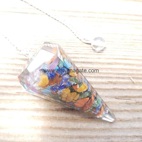 Seven Chakra Orgone Pendulum - Image 2