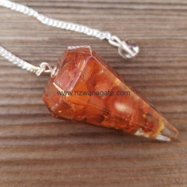 Red Carnelian Orgone Pendulium - Image 2