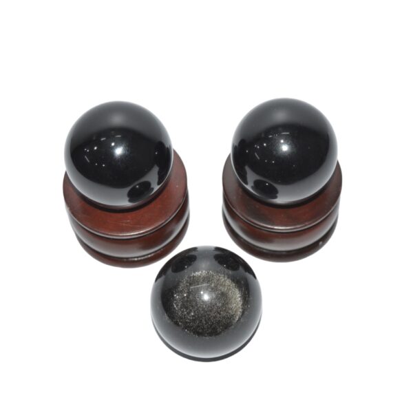 Black Obsidian Sphere - Image 4