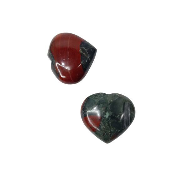 African Blood Stone Puffy Heart - Image 2
