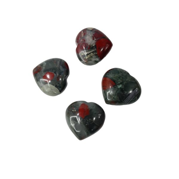African Blood Stone Puffy Heart - Image 4